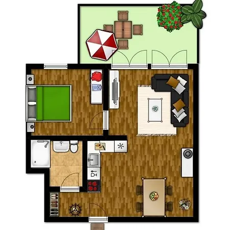 Hanseresidenz I Whg 04 דירה *